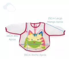 Babero Manga Larga LOVE - BUGUI Baby Shop