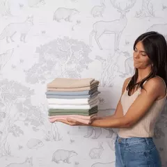 Manta Doble Gasa LAS FLORITAS