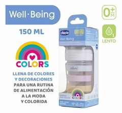 Mamadera CHICCO Well Being Colors 150ml - comprar online