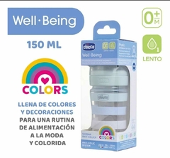 Mamadera CHICCO Well Being Colors 150ml - comprar online