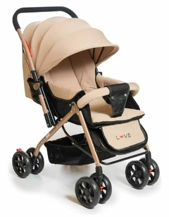 Coche cuna LOVE Manija Rebatible varios colores.