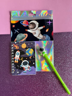 Kit Pronto Astronauta Verde - 6 itens na internet