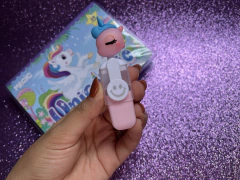 Kit com maleta de pintura - Unicórnio Roxo na internet