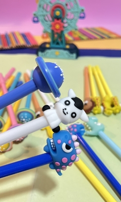 Imagem do Trio de Canetas – Dino, Animais e Planeta (Kit com 3 unidades)