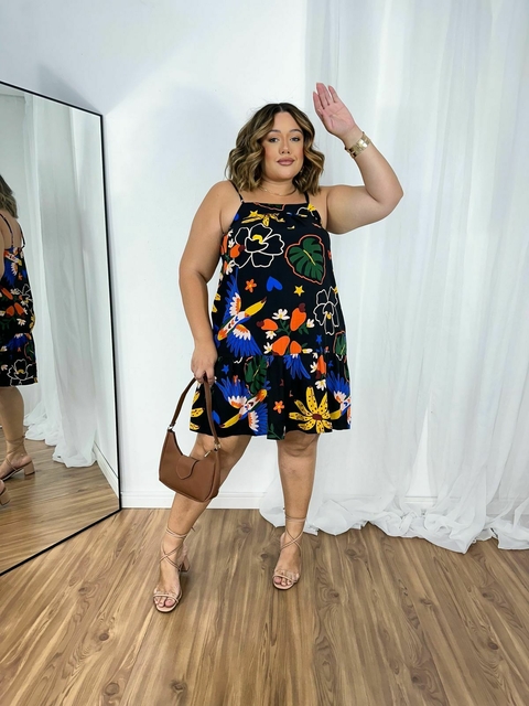 VESTIDO CURTO BONECA ( 38 até 48/50 )