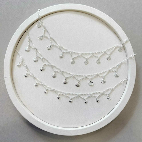 Tornozeleira Linha Mar ( Prata 925 )