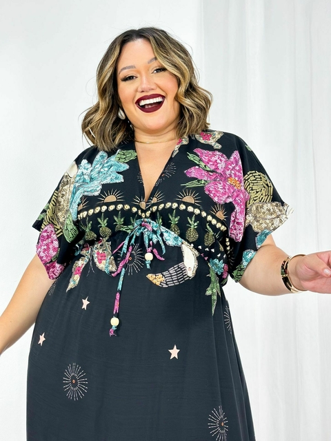 VESTIDO LONGO DESEJO PLUS (44 até 52)