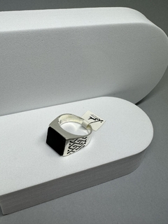 Anel Pedra Onyx Quadrada - comprar online