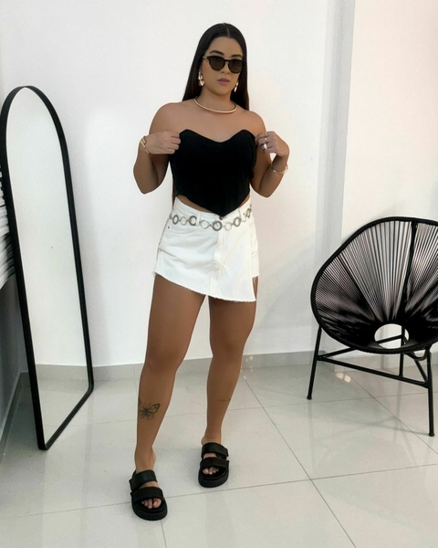 Short Saia Jeans