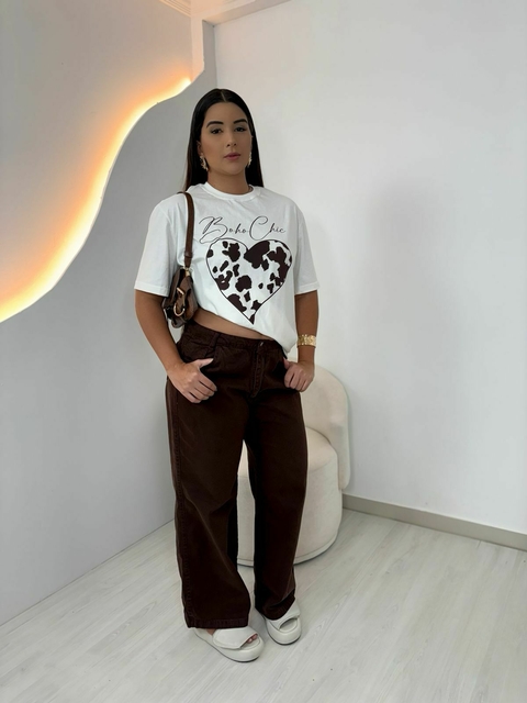 Calça Jeans Marrom
