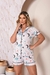PIJAMA AMERICANO CURTO LUA ESTRELAS