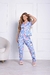 PIJAMA AMERICANO MANGA CURTA E CALÇA DONUTS LILÁS - comprar online