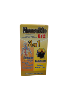 NEUROBIO B12, FARMATON, BEDOLLECTA 3 EN 1