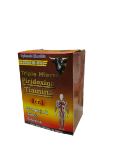 TRIPLE HIERRO, PIRIDOXINA, TIAMINA 3 EN 1