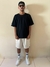 Camiseta Oversized Santz Clothing - PRETA - SANTZ CLOTHING