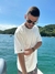 Kit Camiseta Oversized Lisa Preta + Off White - Santz Clothing - SANTZ CLOTHING
