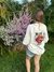 Camiseta Oversized Mouth 0ff White - Santz Clothing - loja online