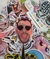 Stickers holografico bad bunny