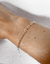 Pulseira elo coração semijoia