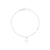 Pulseira pingente estrela do mar prata 925