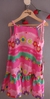VESTIDO ROSA FLORES - comprar online