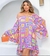 Vestido Com Estampa Rosa 06