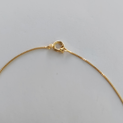 colar religioso espirito santo c/cruz, banho em ouro 18 k na internet