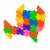 Brinquedo De Montar Interativo Plastico Blocos Infantil Coloridos Formas Triangulo Quadrado Circulo - comprar online