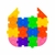 Brinquedo De Montar Interativo Plastico Blocos Infantil Coloridos Formas Triangulo Quadrado Circulo - 12digitos