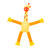 Imagem do Girafa Pop It Tubo Led Estica Puxa Gruda Brinquedo Infantil