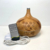 Umidificador Aromatizador Purificador De Ar Aroma Difusor Luz Led Controle Remoto Cuia Flores Marfim - comprar online
