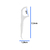 Imagem do Fio Dental Palito Flosser Com Haste Higiene Bucal Descartavel 88 Pcs