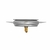 Ralo Inteligente Banheiro Click Inox Quadrado Lavabo 15x15cm - 12digitos