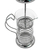 Imagem do Cafeteira Prensa Francesa Cremeira Vidro E Aço Inox 350ml