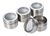 Porta Temperos Magnetico Aço Inox Com 4 Peças Suporte - 12digitos