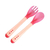 Jogo De Talher Infantil Colher Garfo Para Bebe Termica Silicone Sensivel - 12digitos