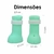 Sapatos Para Pet Bota Silicone Gato Anti Arranhão Ajustavel - loja online