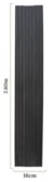 PVC - Linea CURVE - BLACK - comprar online