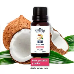 Aceite Puro de Coco - Pelo, Pestañas y Labios - Energia Bagues
