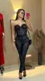 Corset Cetim e Renda Lin - loja online