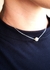Colar Choker Pérola Simples Passante em aço inoxidável - comprar online