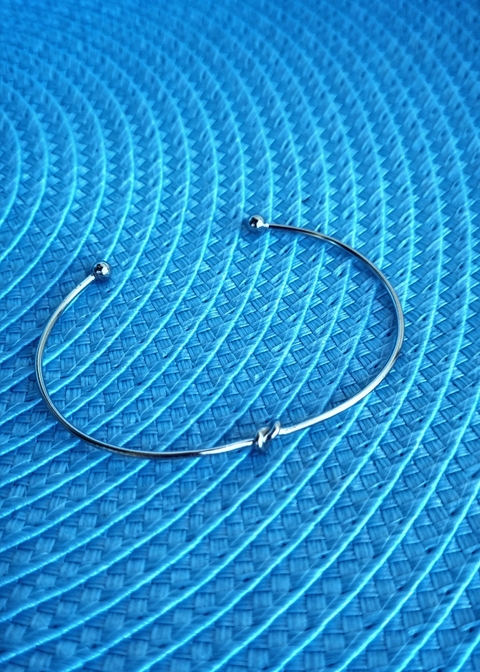 Bracelete Nó Simples em aço inoxidável