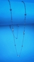 Colar Luz e Bolinhas em aço inoxidável
