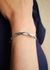 Pulseira Elo Fita Trançado em aço inoxidável