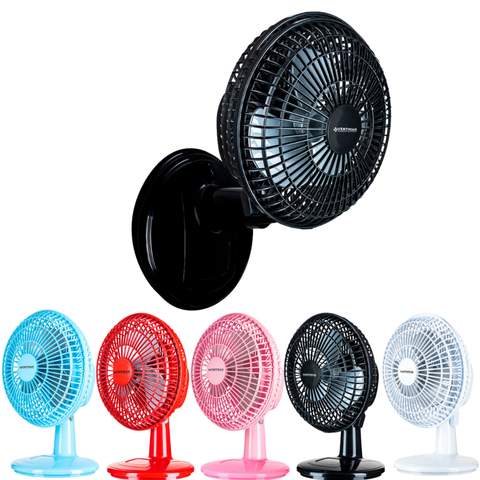 Ventilador Mini Turbo 20cm Turbão achadinhos da shopee Silencioso Branco preto rosa 127v e 220v Portátil de mesa cozinha