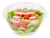 Ensaladera Descartable Cristal Con Tapa 900cc x 25u