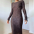 Vestido Bodycon Fusionando a Magia da Fada com o Estilo Grunge Casual Streetwear Feminino - loja online