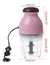 Mini Moedor Elétrico De Carne De Alimentos Picador De Fr - comprar online