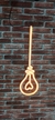 Lâmpada em Pvc com Led Neon - comprar online