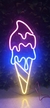 Sorvete em LED NEON